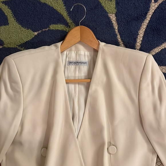 Emporio Armani Vintage Blazer And Pants Suit Set Made In Italy - Picture 11 of 15